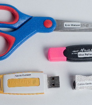 order Mini labels for school