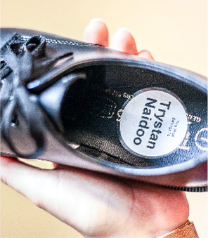 order shoe labels for school